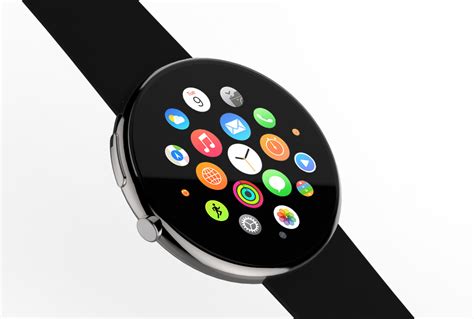 round face apple smart watch